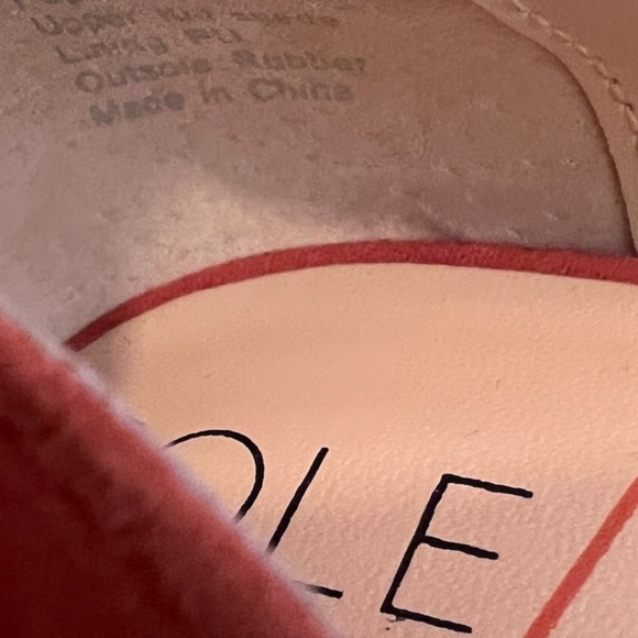 Sole Society Suede Heels Paprika 8.5 - Picture 4 of 6